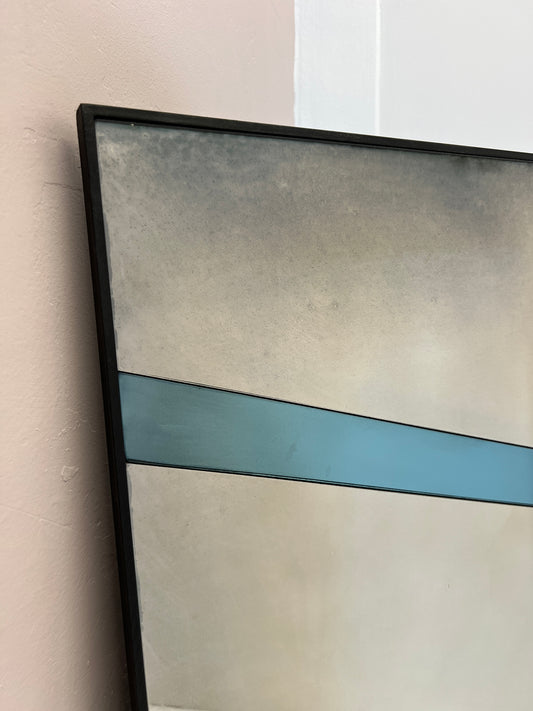 Contemporary antiqued mirror - 765 x 1220mm