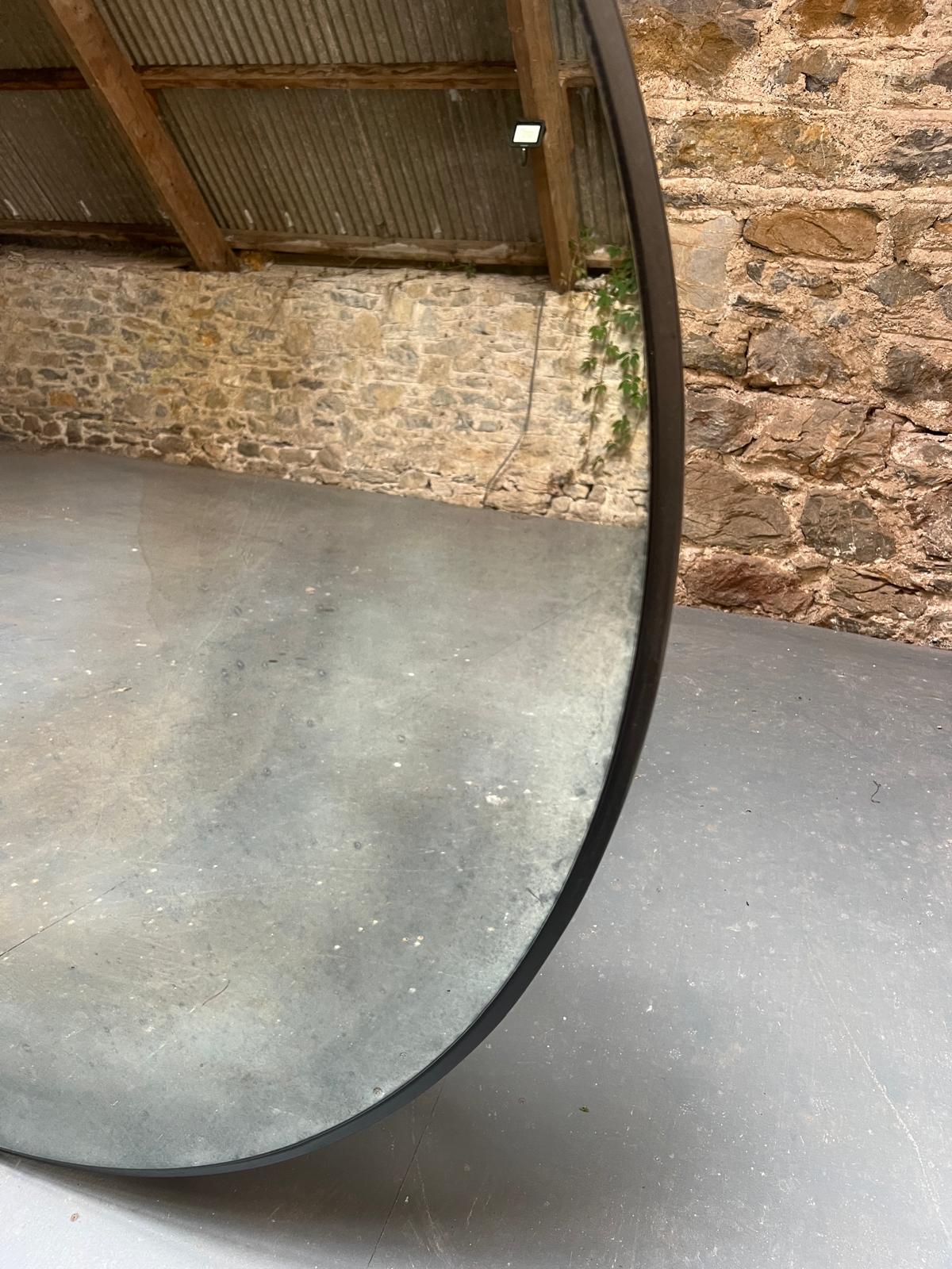 Large Smoked Circular mirror - 1200 x 1200mm