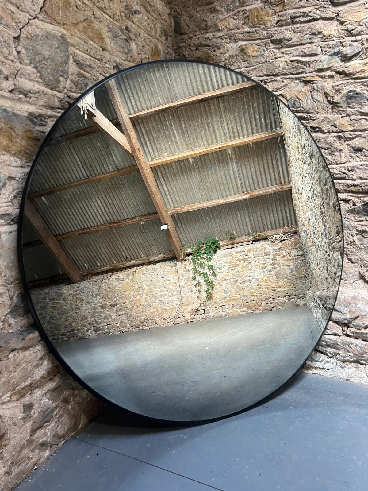 Large Smoked Circular mirror - 1200 x 1200mm