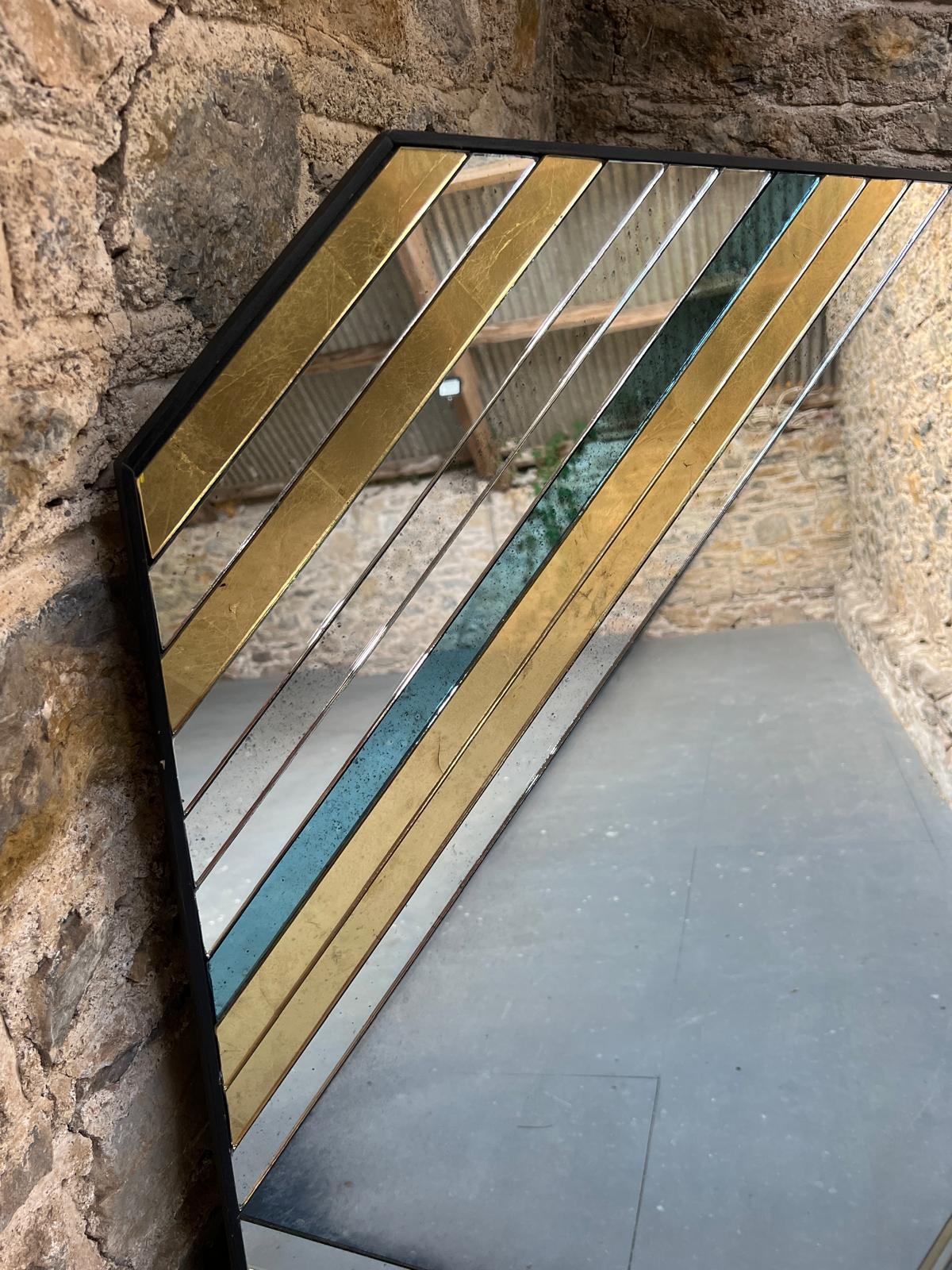 Large panelled Octagon Mirror - 1235 x 1235mm