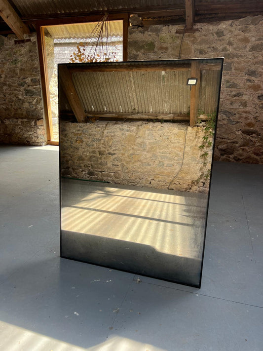 Single panel Smoke/Mottled mirror - 777 x 1030mm