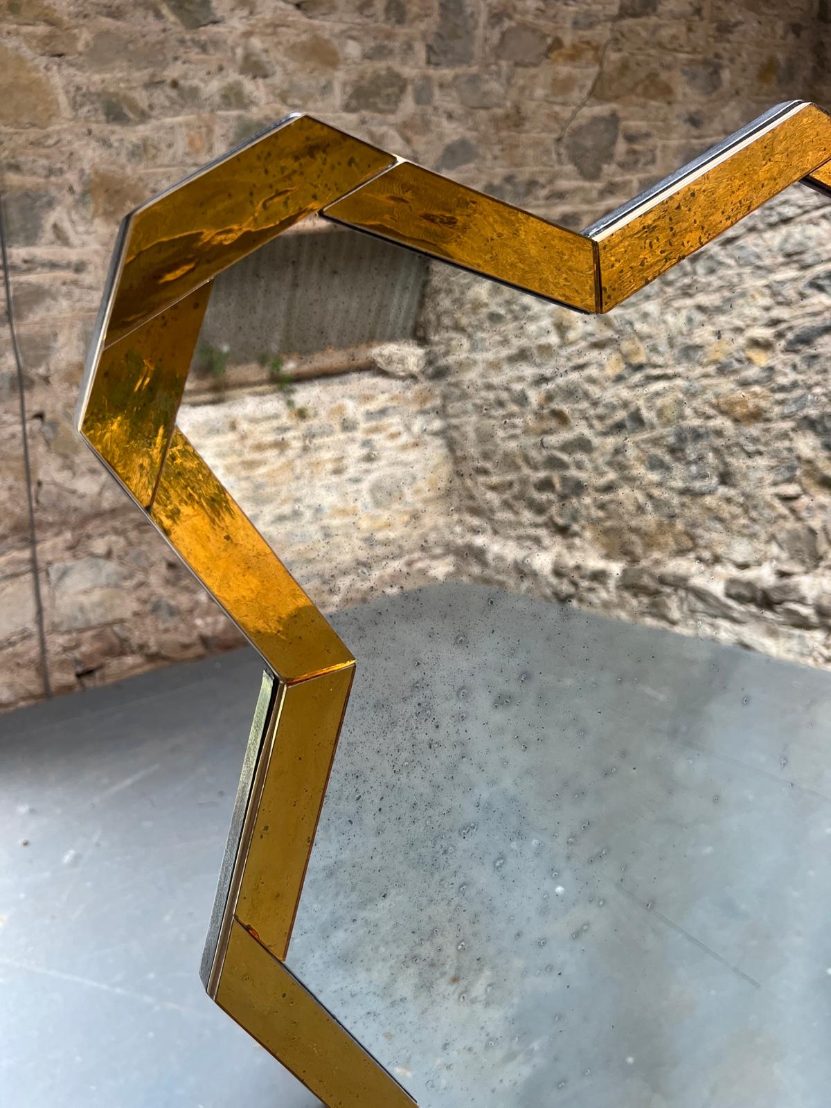 Wobbled, water glass, bordered mirror - 920 x 1220mm