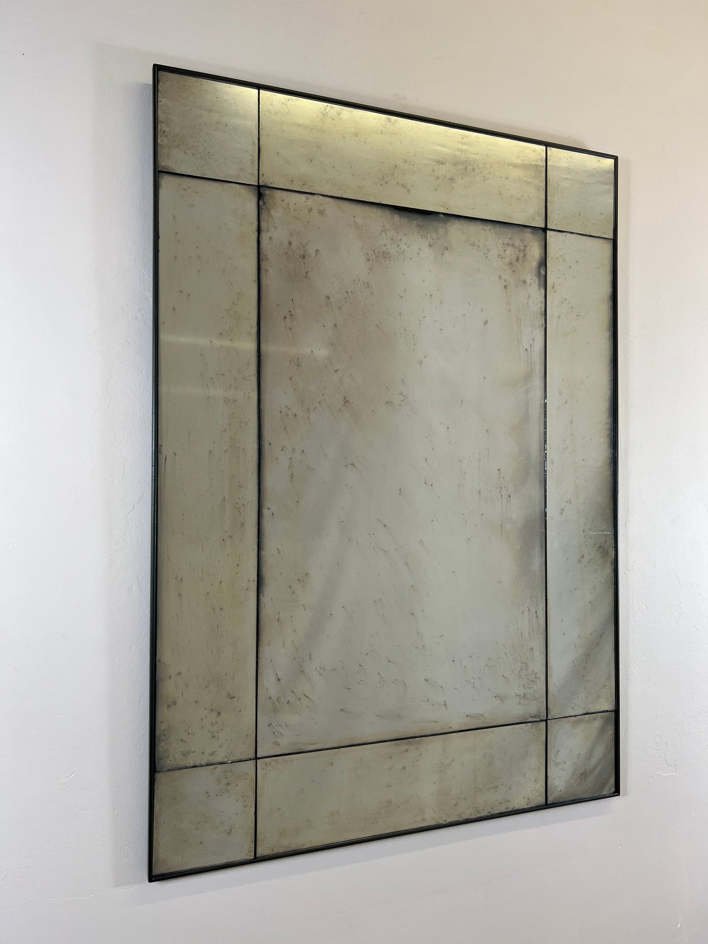 Blackened Steel Bordered Panel - 850mm x 1200mm