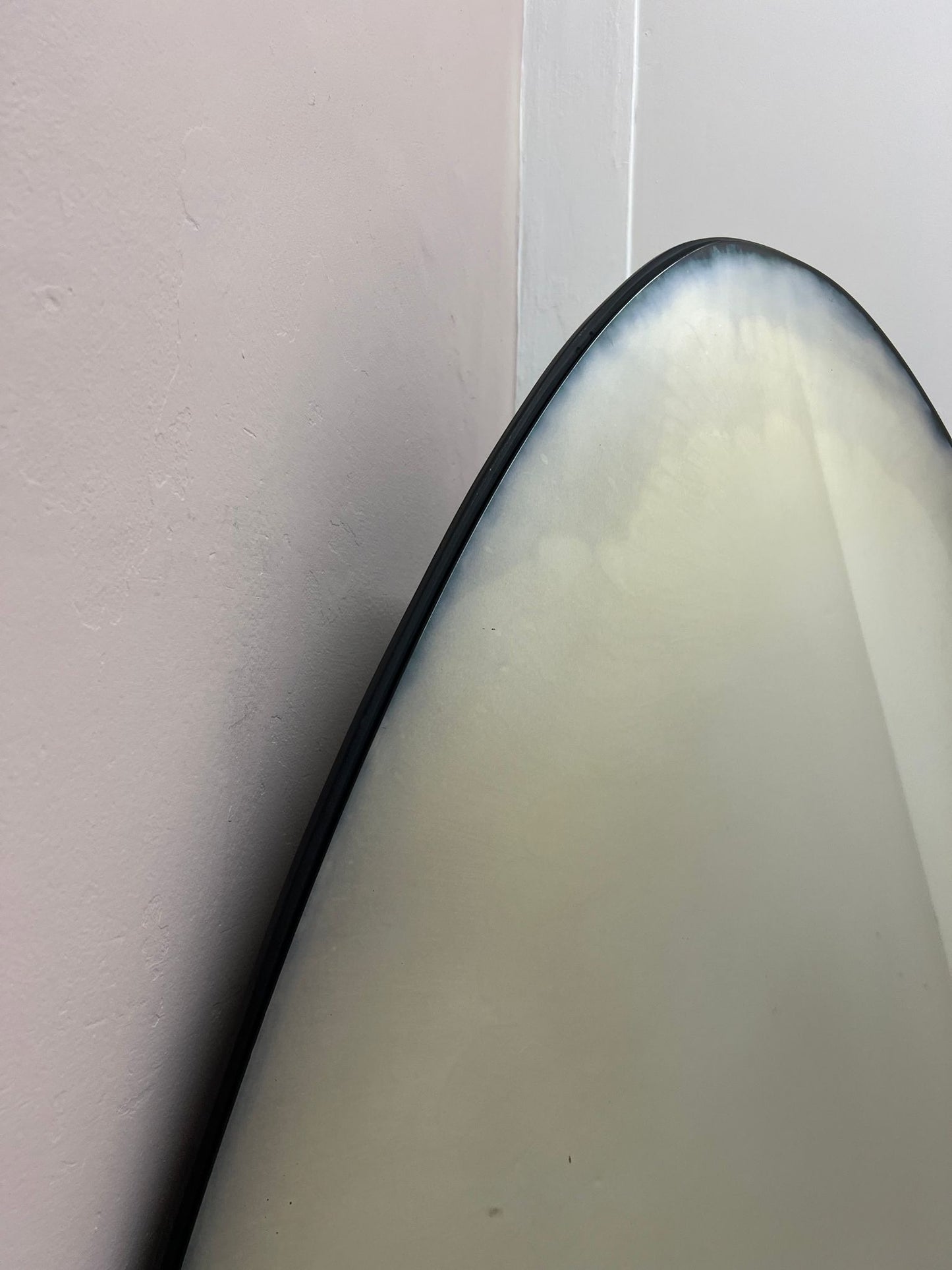 Smoked Elliptical antiqued mirror - 1685 x 980mm