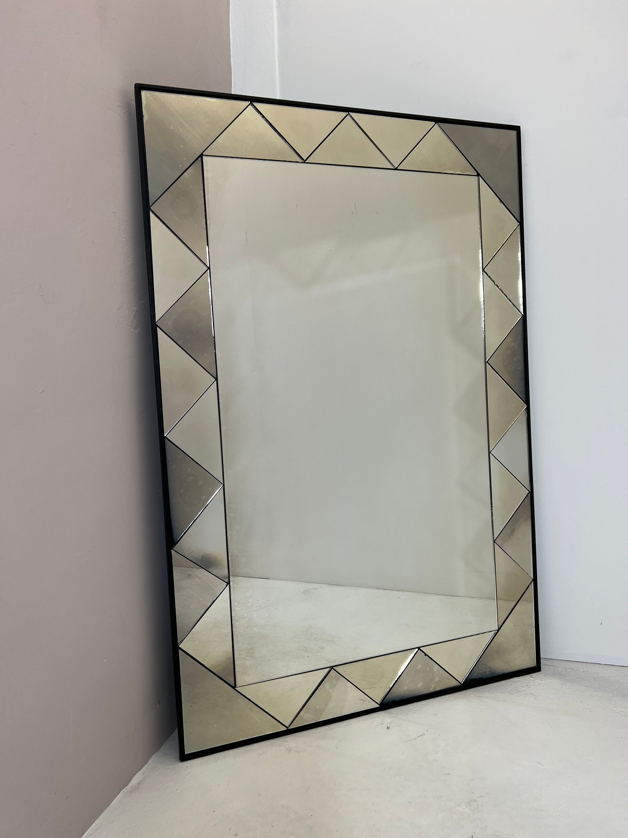 Contemporary antiqued mirror - 828 x 1234mm