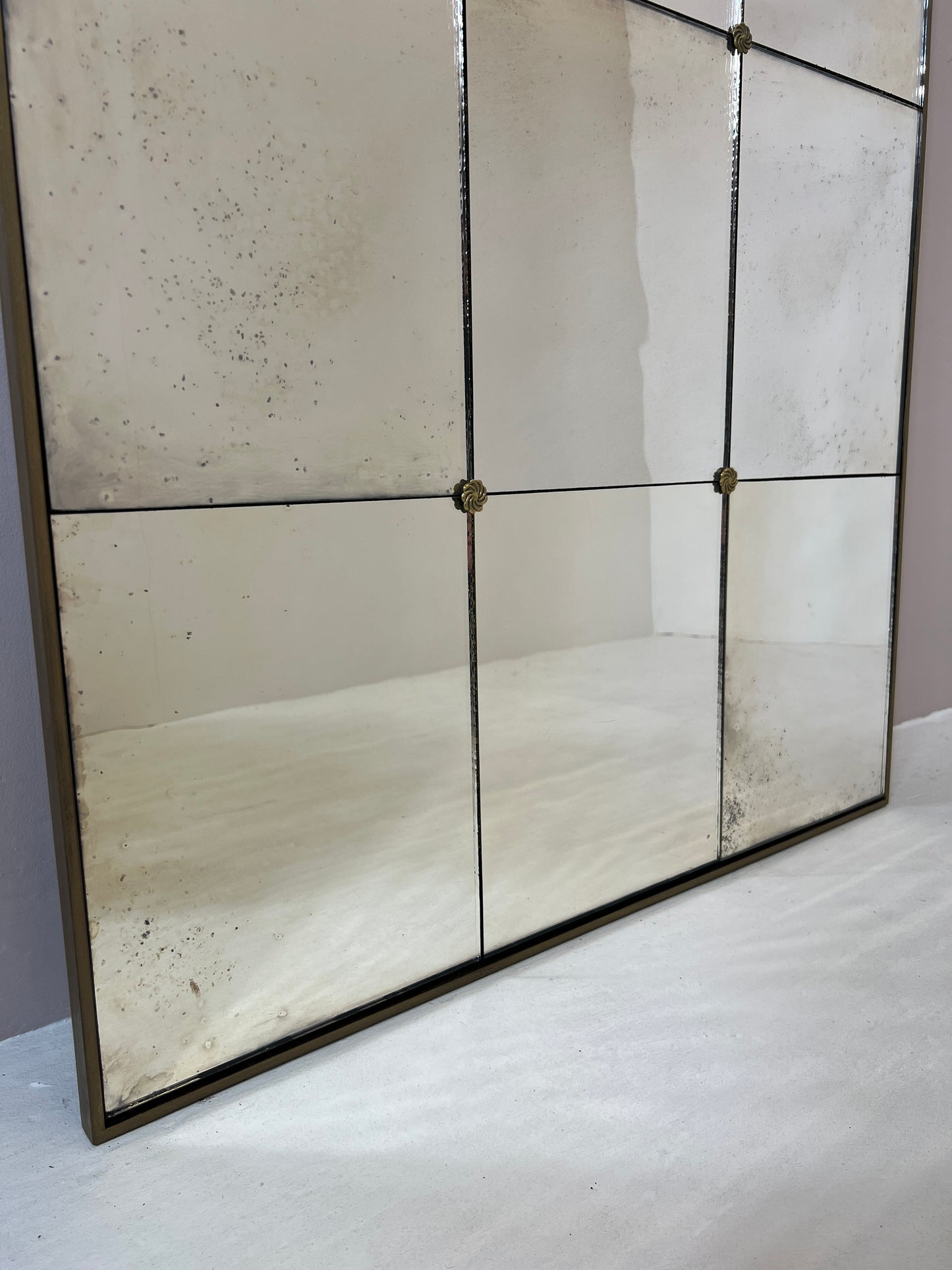 Panelled Wobble Glass - 740 x 1228mm