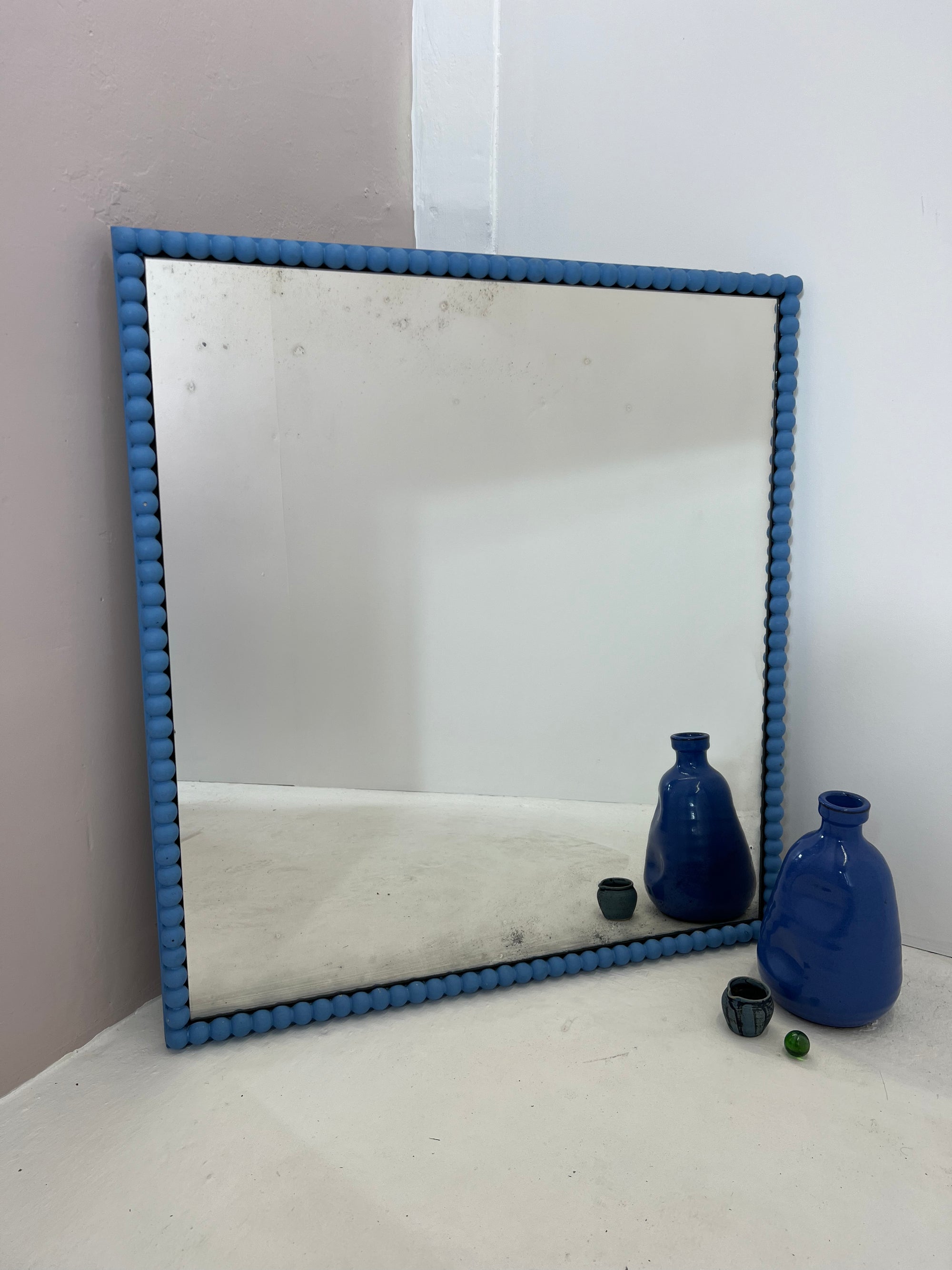 Beaded Blue | Subtle Restoration  - 740 x 800mm