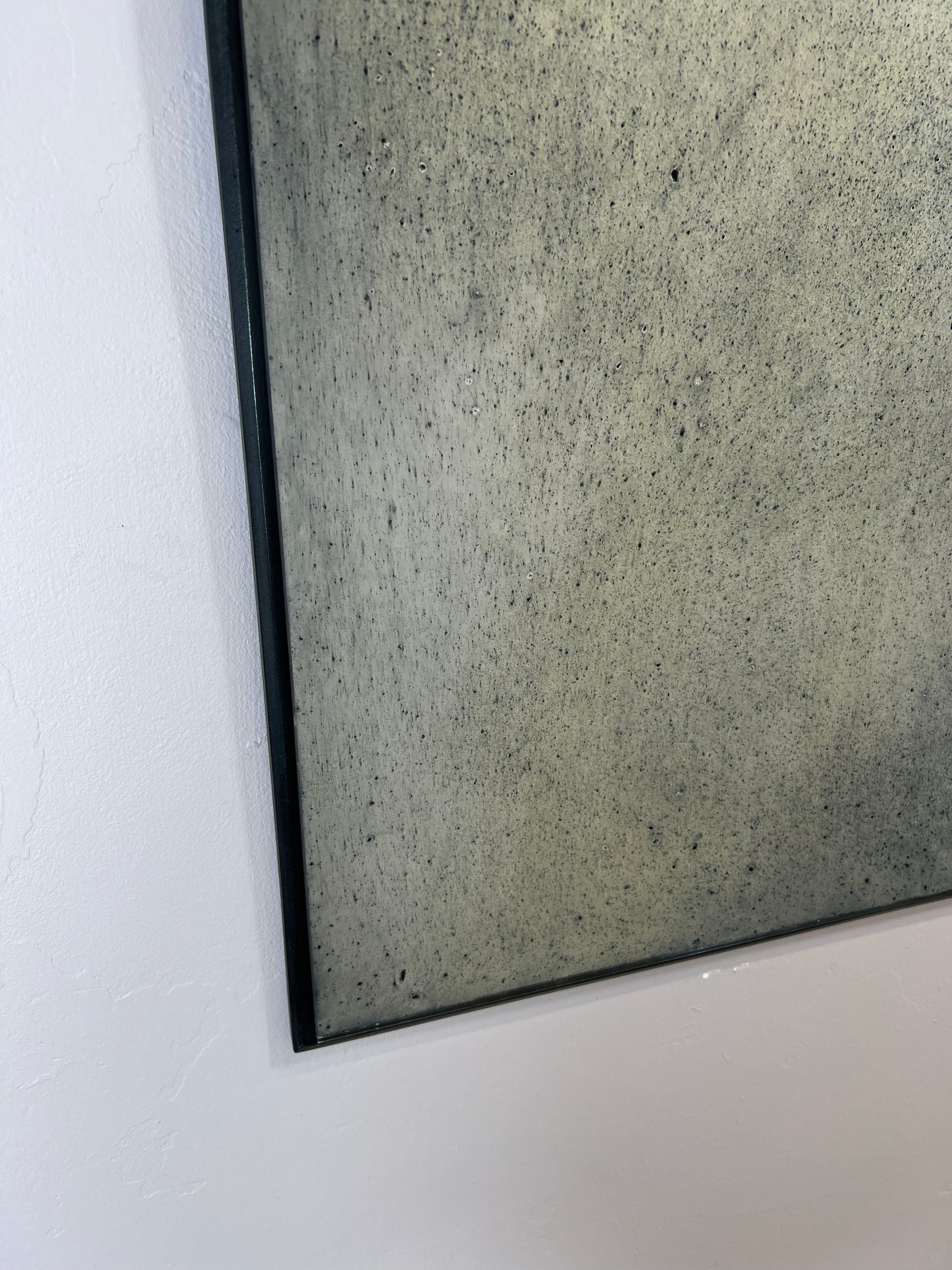 Very Heavy Mottled antiqued mirror - 980 x 500mm