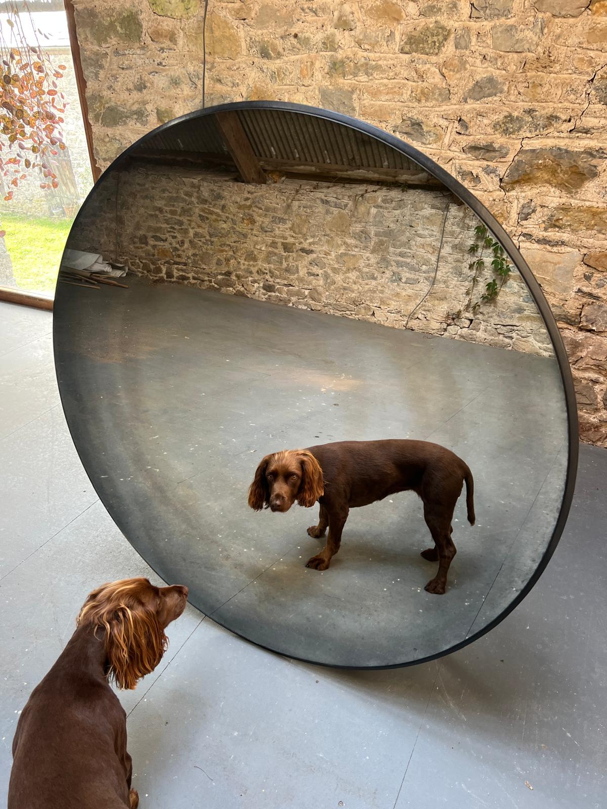Large Smoked Circular mirror - 1200 x 1200mm