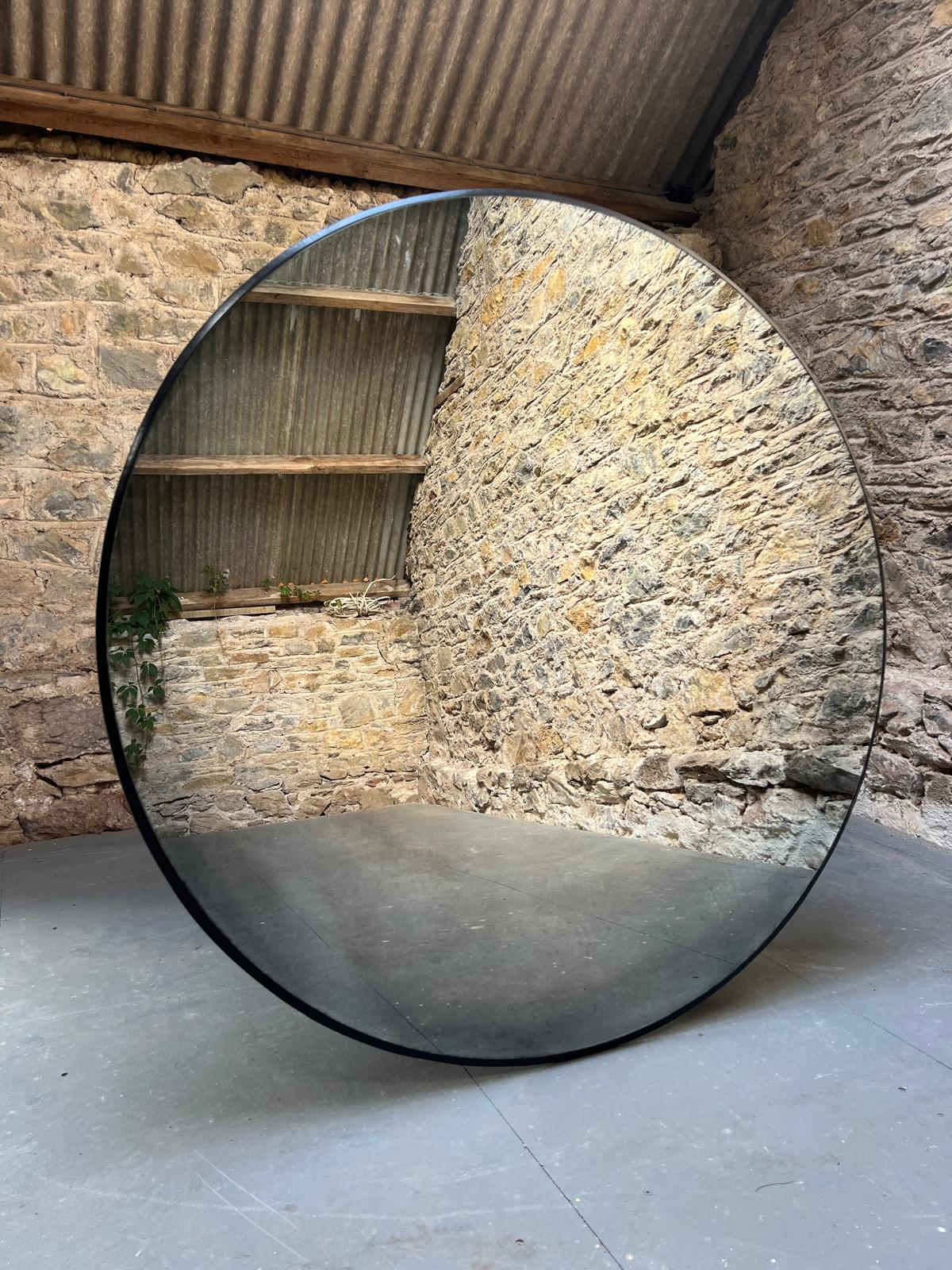 Large Smoked Circular mirror - 1200 x 1200mm