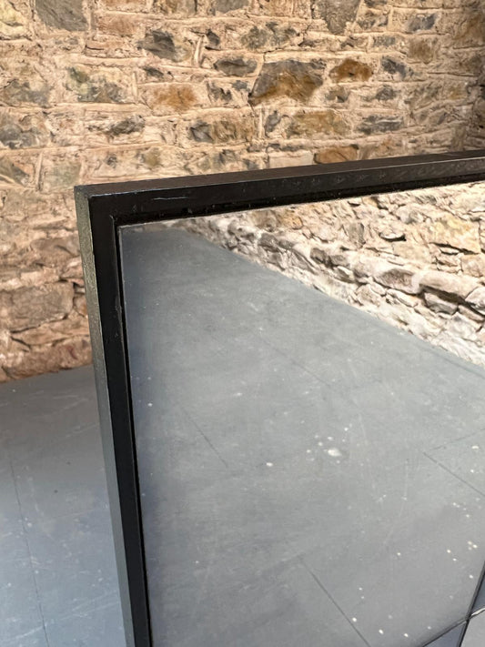 Smoke panelled mirror - 1025 x 1042mm