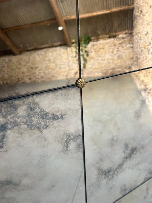 Cloud panelled mirror - 1057 x 1228mm