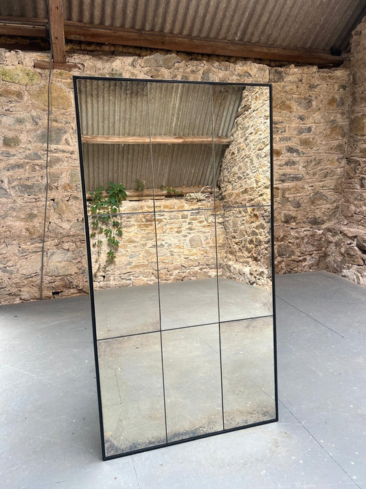 Subtle Restoration panelled mirror - 622 x 1165mm
