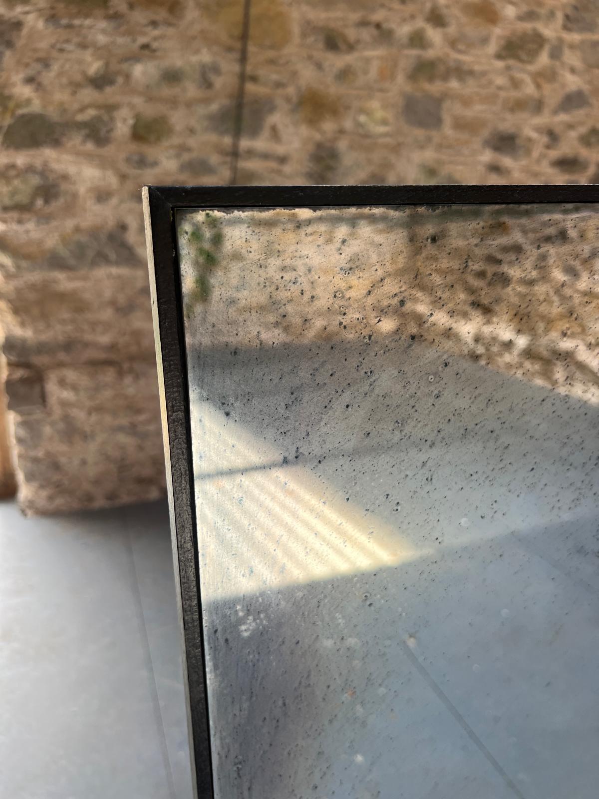 Single panel Smoke/Mottled mirror - 777 x 1030mm