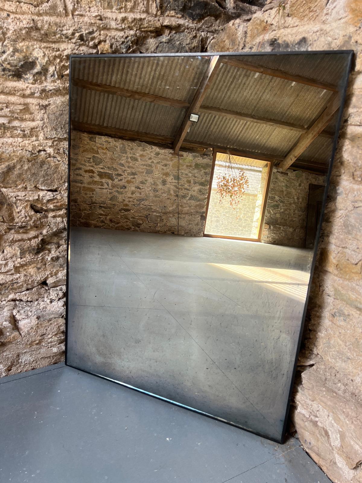 Single panel Smoke/Mottled mirror - 777 x 1030mm