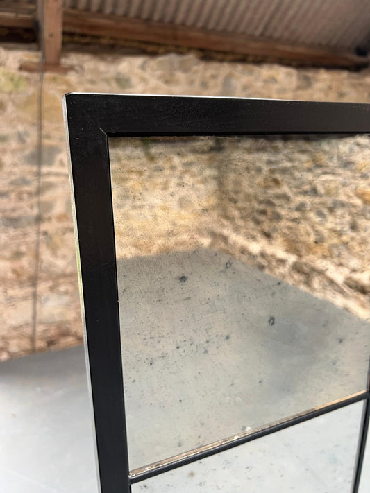 Crittal mirror in Light Mottle - 767 x 1260mm