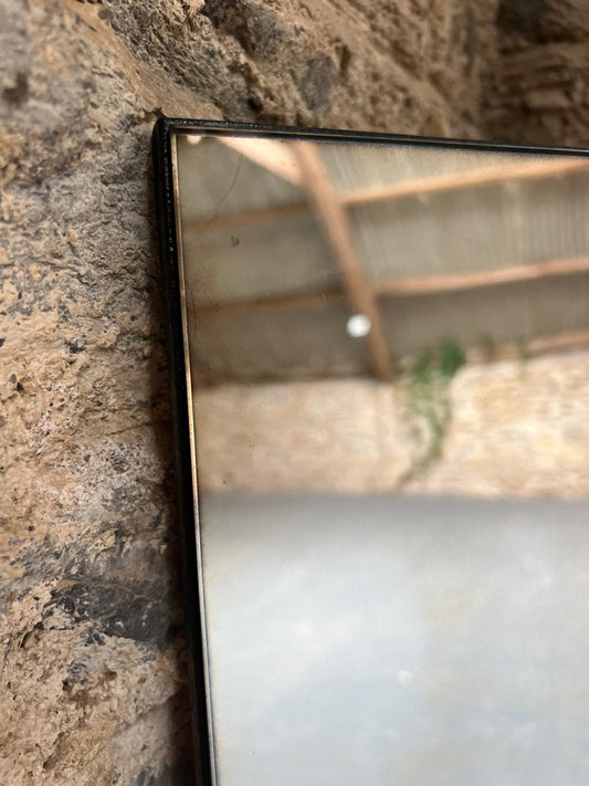 Lightly distressed wobble glass mirror - 460 x 1360mm