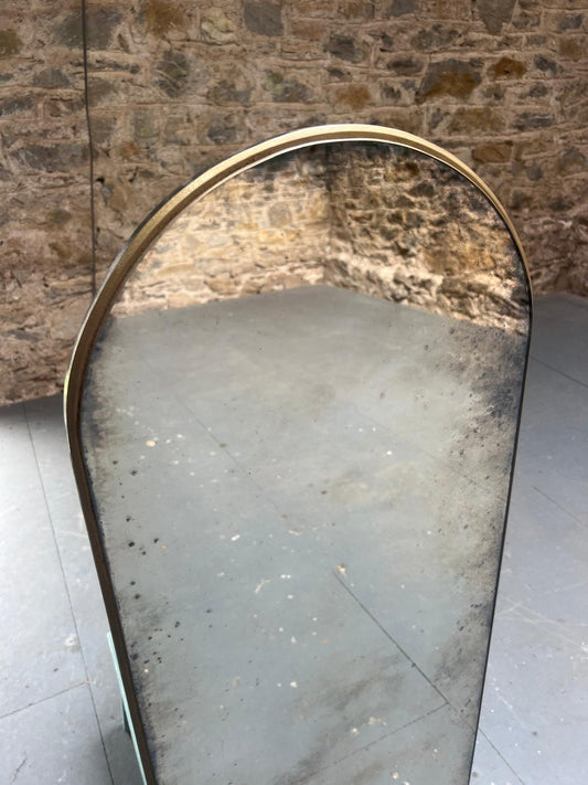 Prototype arched mirror with Subtle Vintage edges - 390 x 1021mm