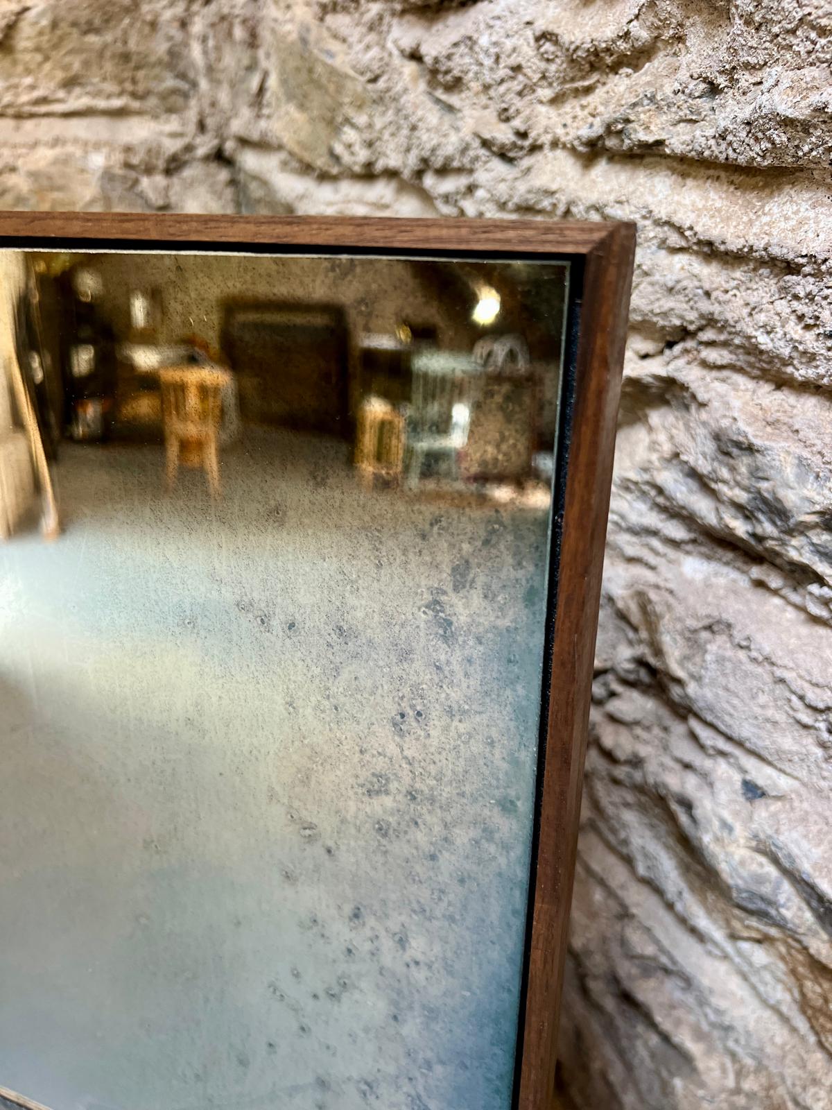 Panelled Wobble Glass in Rough Edges - 780 x 955mm